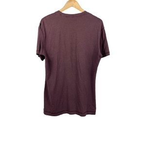 Lululemon Mens Burgundy T-shirt size M/L